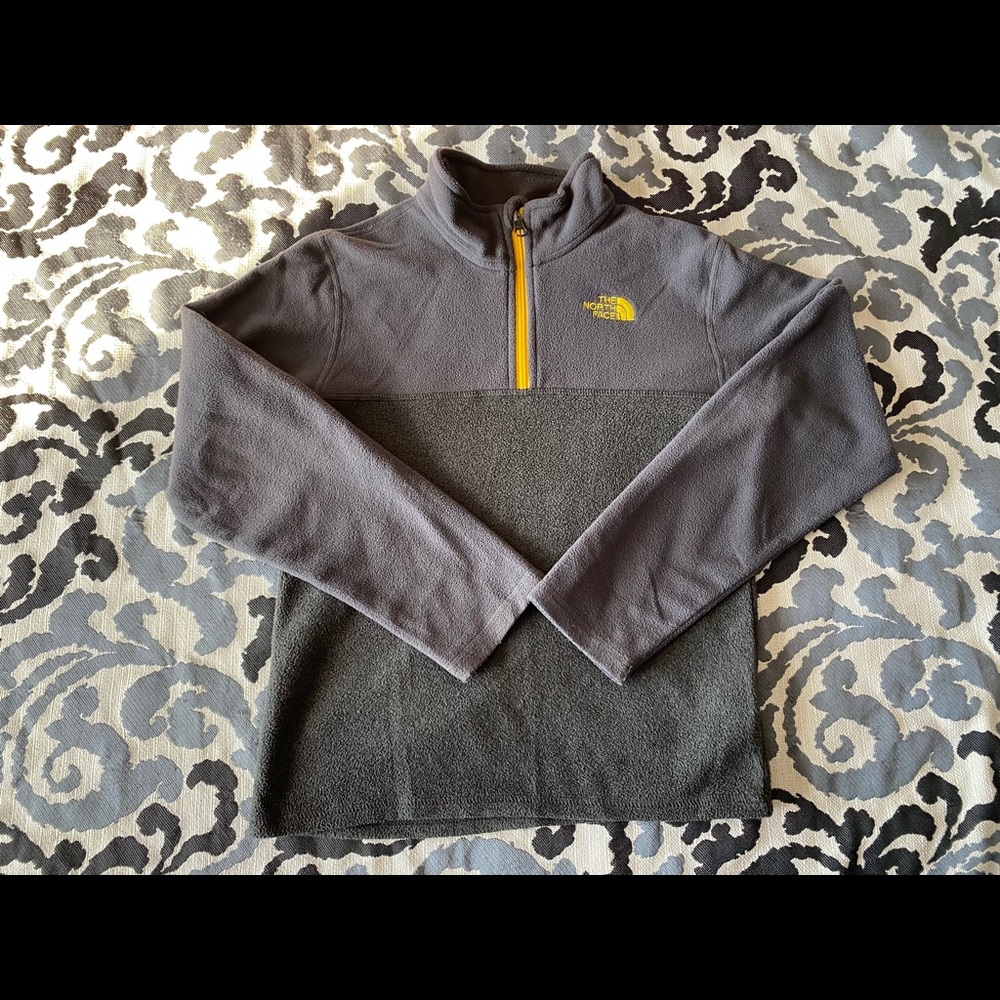 Boy’s 10-12 (Medium) The North Face 3/4 Zip-up Fleece